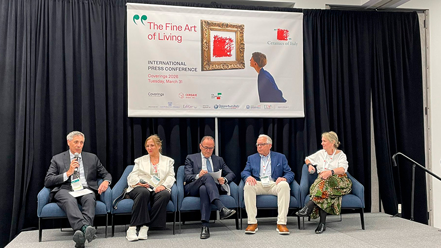 Conferenza Stampa internazionale a Coverings 2026